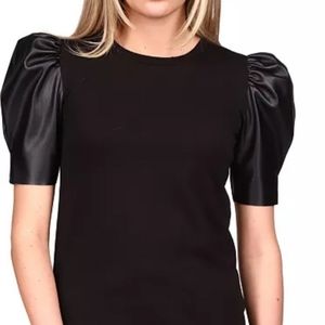  Michael Kors Puff-Sleeve T-Shirt